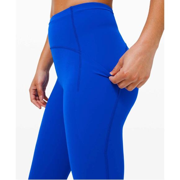 (10) $128 Lululemon Swift Speed High-Rise Tight 28" Cerulean Blue - Picture 5 of 5